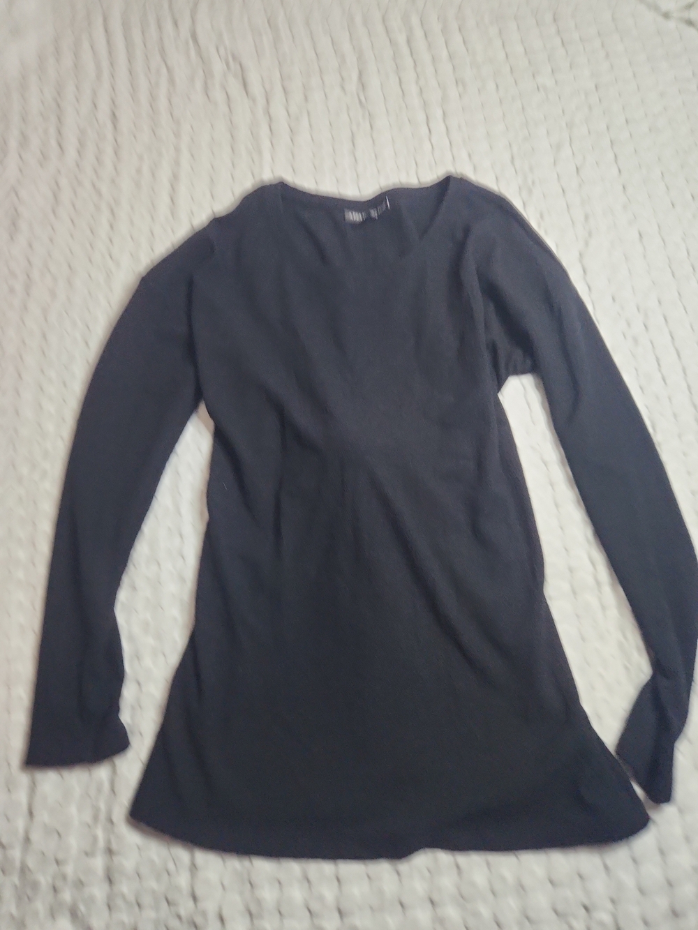 A Pea in the Pod Black Long-Sleeve Maternity Top